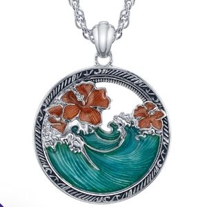 DISNEY X ROCKLOVE Lilo & Stitch Sterling Silver Necklace